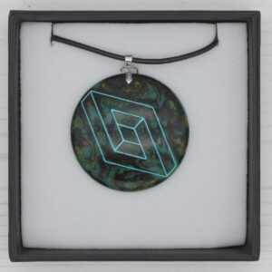 Resin Latice Pendant - 2211129